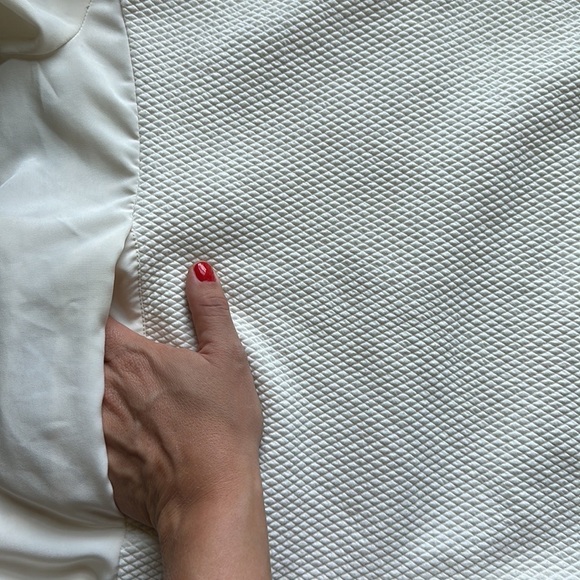 Zara Small White Cream Long Sleeve Blouse Sweater - Picture 5 of 8